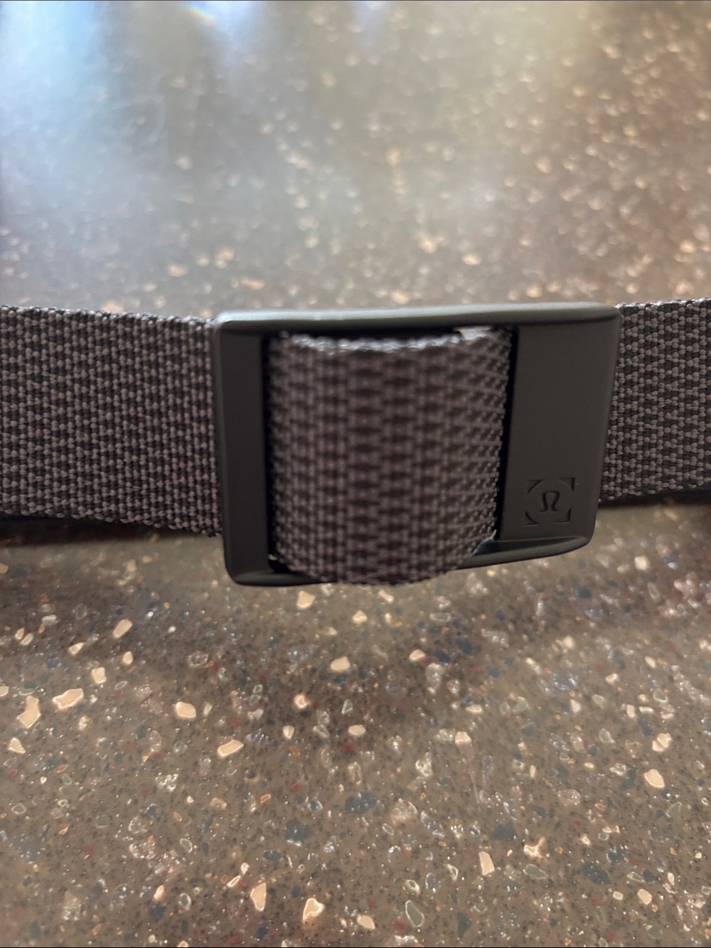 lululemon athletica Black Webbing Belt with Matte Buckle New Without Tags - Picture 2 of 5